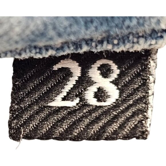 Women's - 7 For All Mankind High Waist Cropped Straight Jeans, Size 28 - Picture 6 of 10